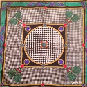Christian Dior vintage silk scarf